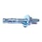 Midwest Fastener Wedge Anchor, 1/2" Dia., 4-1/4" L, Steel Zinc Plated, 25 PK 04148 - alternate 1